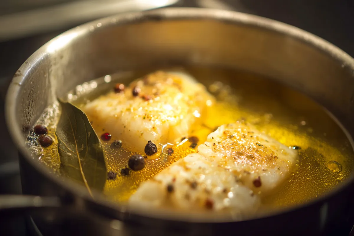 Filets de bonite confits dans l'huile &agrave; basse temp&eacute;rature
